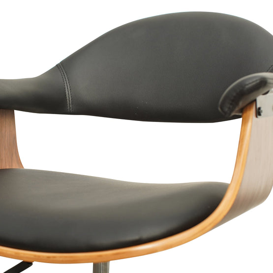Hilton Office Chair - Black PU Leather OC2634-SE