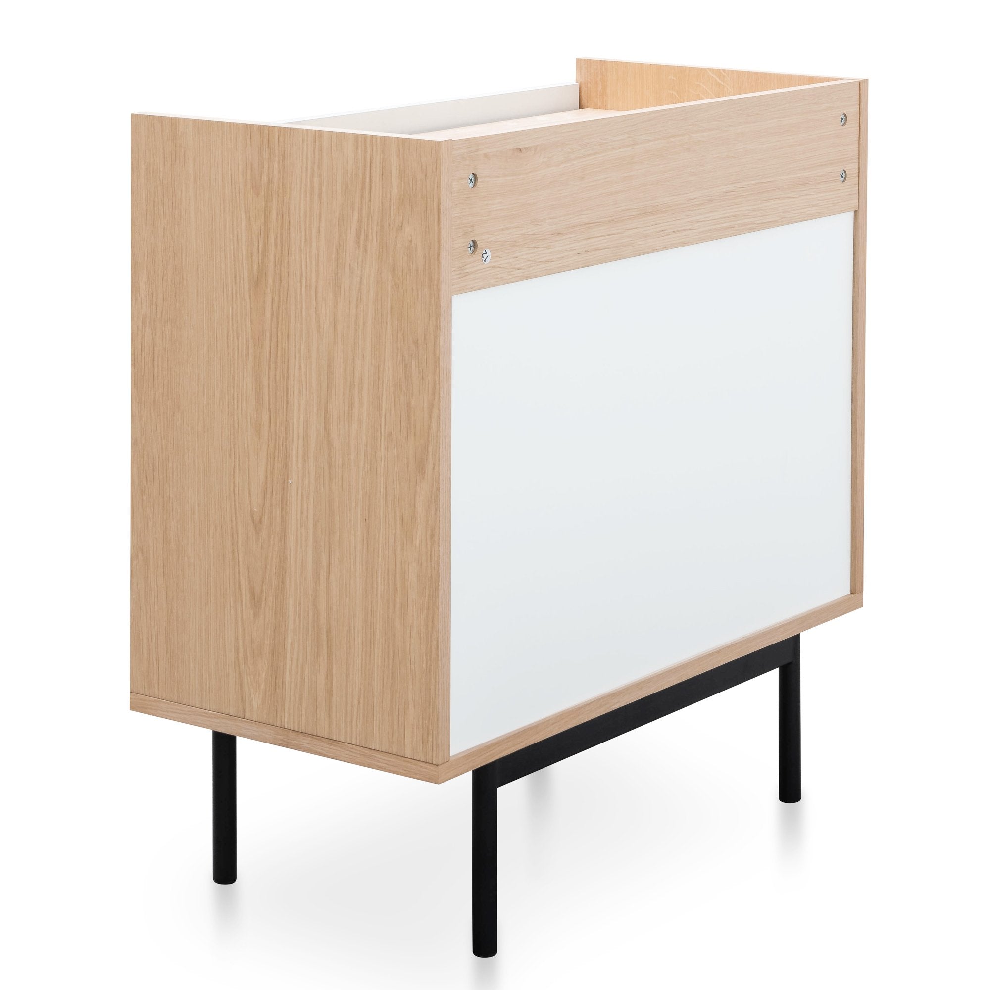 Huston 3 drawer chest - Natural - White - Last One Chest KD-Core   