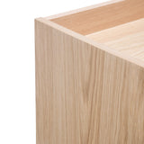 Huston 3 drawer chest - Natural - White - Last One Chest KD-Core   