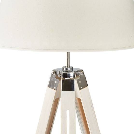 Fremont Tripod Floor Lamp White Shade - White Floor Lamp New Oriental Lighting-Local   
