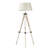 Fremont Tripod Floor Lamp White Shade - White Floor Lamp New Oriental Lighting-Local   