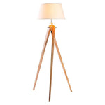 Izu Tripod Floor Lamp White - Natural Floor Lamp New Oriental Lighting-Local   