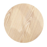 Jackson Round Side Table - Natural - Black Side Table Swady-Core   