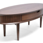 Ex Display - Johansen 116cm Oak Coffee Table with Drawers - Walnut Coffee Table VN-Core
