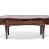 Ex Display - Johansen 116cm Oak Coffee Table with Drawers - Walnut Coffee Table VN-Core