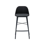 Jora Cushion Seat 69.5cm Bar Stool - Black Bar Stool Vatec-Local   
