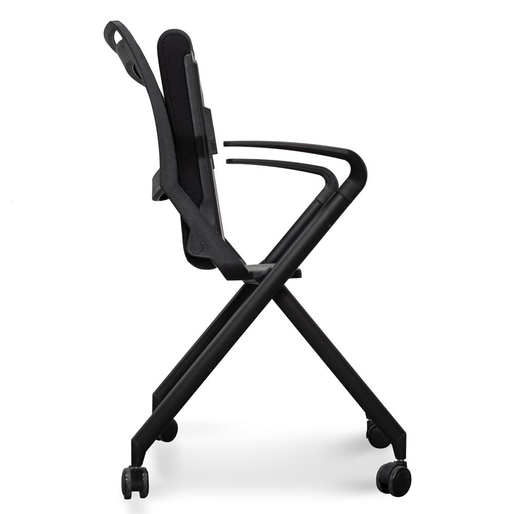 Josh Mesh Office Visitor Chair - Black Office Chair Sun Desk-Core   