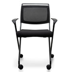Josh Mesh Office Visitor Chair - Black Office Chair Sun Desk-Core   