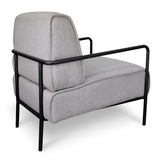 Ken Fabric Lounge Chair - Light Grey - Last One Armchair LF-Core