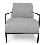 Ken Fabric Lounge Chair - Light Grey - Last One Armchair LF-Core