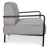 Ken Fabric Lounge Chair - Light Grey - Last One Armchair LF-Core