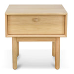 Kenston Wooden Lamp Side Table with Drawer - Natural ST370-VN