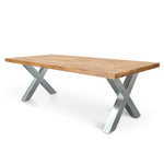Kent 2.5m Outdoor Dining Table - Galvanized DT1039