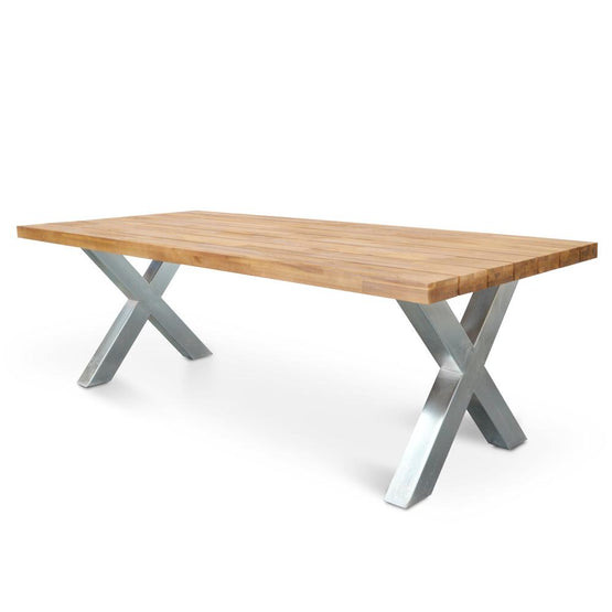 Kent 2.5m Outdoor Dining Table - Galvanized DT1039