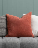 Ollo Kenzo Cotton Corduroy Cushion - Terracotta Cushion Furtex-Local   