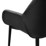 Ex Display - Lynton Dining chair - Full Black Dining Chair Swady-Core   