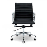 Floyd Low Back Office Chair - Black Leather Office Chair Yus Furniture-Core   