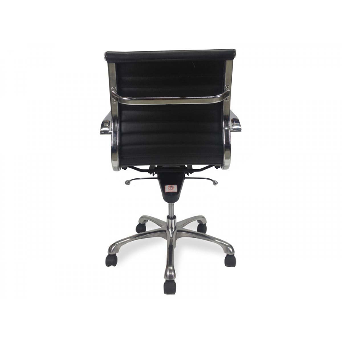 Ex Display - Veera Low Back Office Chair - Black Leather Office Chair Yus Furniture-Core   