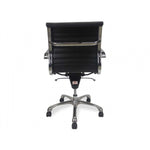 Ex Display - Veera Low Back Office Chair - Black Leather Office Chair Yus Furniture-Core   