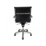 Ex Display - Veera Low Back Office Chair - Black Leather Office Chair Yus Furniture-Core   