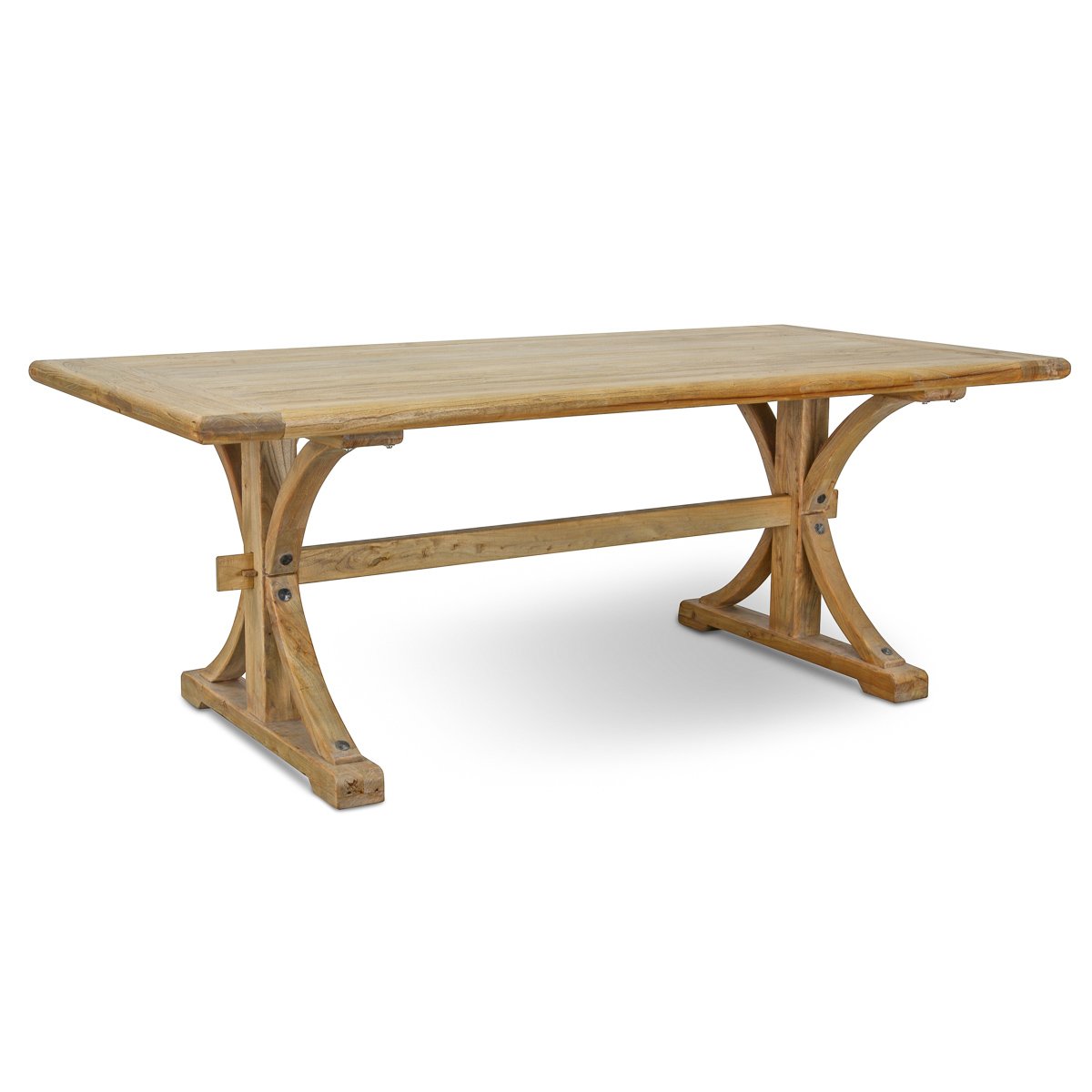 Marcus Reclaimed Elm Wood Dining Table 2M - Natural Dining Table Reclaimed-Core   