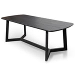 Massey 2.2m Wooden Dining Table - Black DT2604-NI