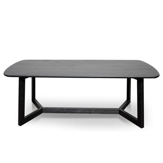 Massey 2.2m Wooden Dining Table - Black DT2604-NI