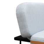 Melinda 3 Seater Fabric Sofa Bed - Light Blue LC2600-NIS