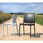 Mode Indoor / Outdoor Dining Chair - Silver Grey Outdoor Chair Furnlink-Local   