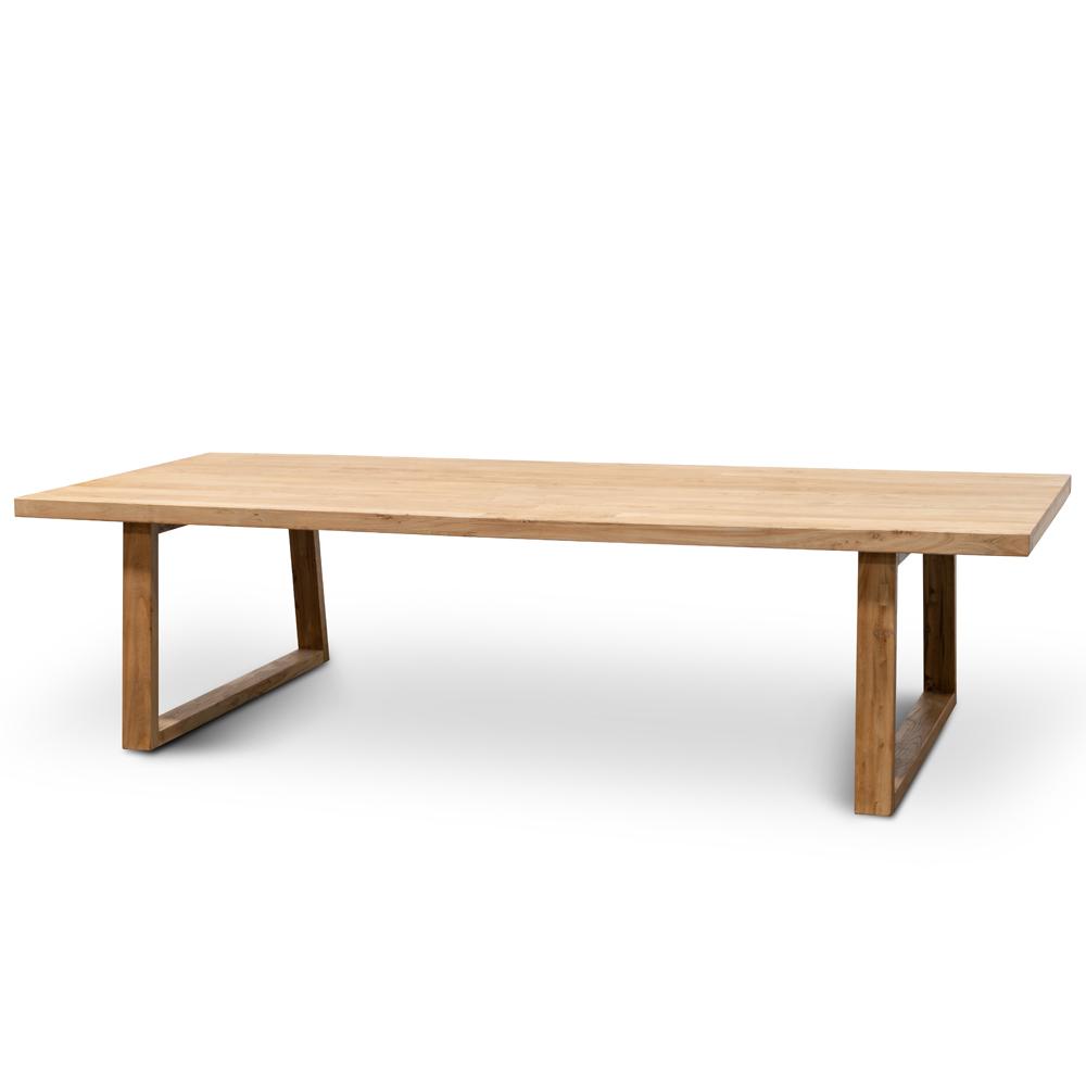 Naples Reclaimed 3m Wooden Dining Table - Natural Dining Table Reclaimed-Core