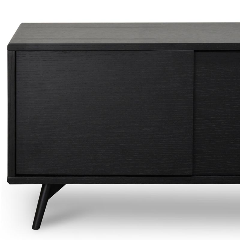 Ex Display - Nelson 2.4m TV Entertainment Unit - Black Oak TV/Entertainment Unit Better B-Core