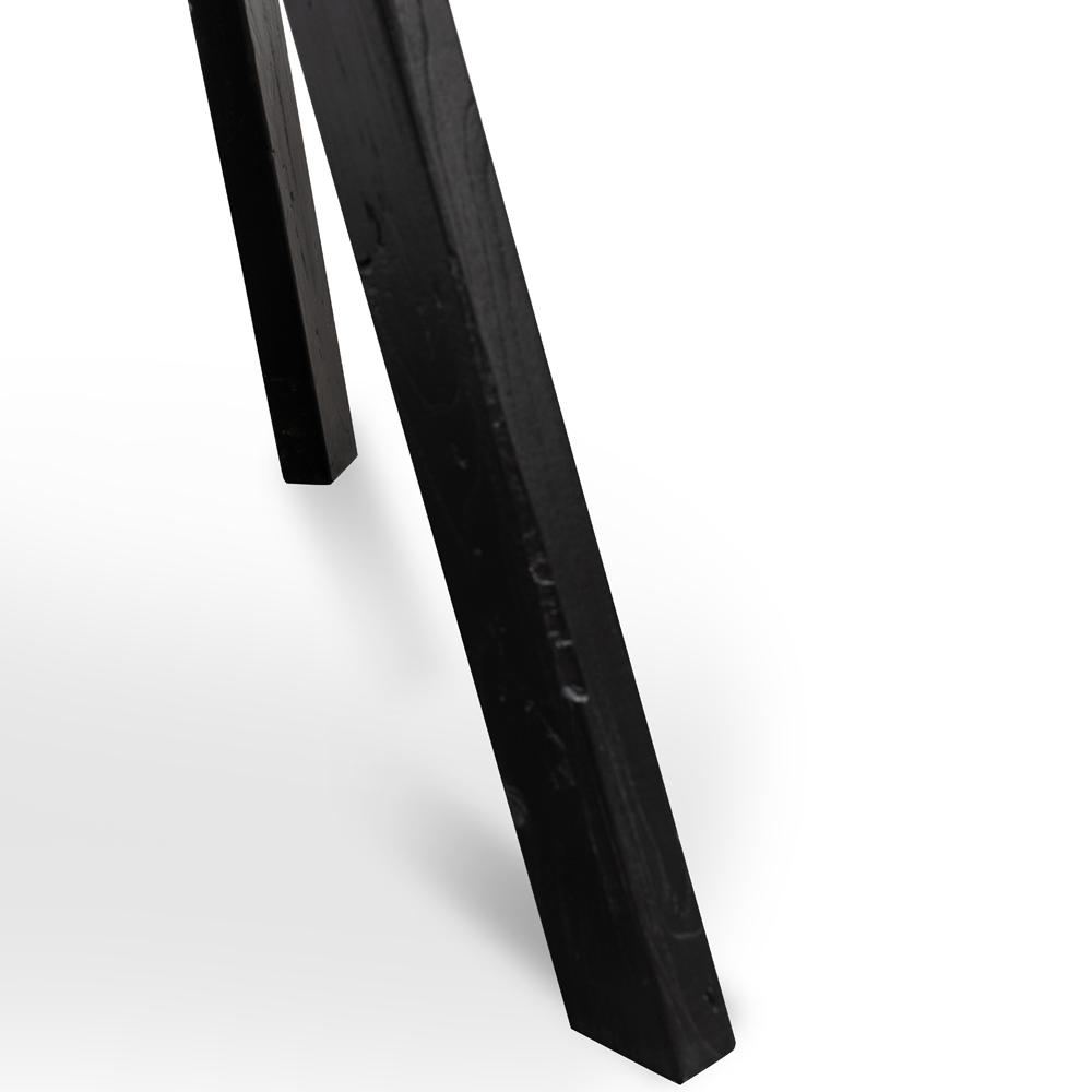 Nena Reclaimed 1.25m Round Dining Table - Black Legs Dining Table Reclaimed-Core   