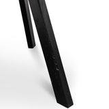 Nena Reclaimed 1.25m Round Dining Table - Black Legs Dining Table Reclaimed-Core   