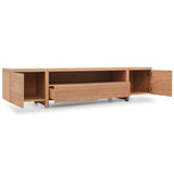 New York Lowline 2.1m Wooden TV Entertainment Unit - Full Natural TV/Entertainment Unit Better B-Core   
