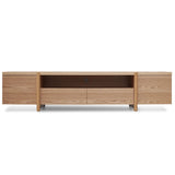 Ex Display - New York Lowline 2.1m Wooden TV Entertainment Unit - Full Natural TV/Entertainment Unit Better B-Core   