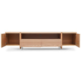 New York Lowline 2.1m Wooden TV Entertainment Unit - Full Natural TV/Entertainment Unit Better B-Core   
