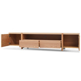 New York Lowline 2.1m Wooden TV Entertainment Unit - Full Natural TV/Entertainment Unit Better B-Core   