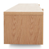New York Lowline 2.1m Wooden TV Entertainment Unit - Full Natural TV/Entertainment Unit Better B-Core   