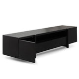 New York Lowline 2.1m Wooden TV Entertainment Unit - Black Oak TV/Entertainment Unit Better B-Core   