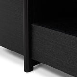 New York Lowline 2.1m Wooden TV Entertainment Unit - Black Oak TV/Entertainment Unit Better B-Core   