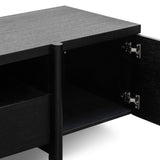 New York Lowline 2.1m Wooden TV Entertainment Unit - Black Oak TV/Entertainment Unit Better B-Core   
