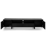 New York Lowline 2.1m Wooden TV Entertainment Unit - Black Oak TV/Entertainment Unit Better B-Core   