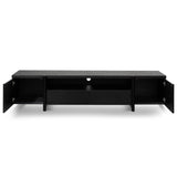 New York Lowline 2.1m Wooden TV Entertainment Unit - Black Oak TV/Entertainment Unit Better B-Core   
