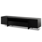 New York Lowline 2.1m Wooden TV Entertainment Unit - Black Oak TV/Entertainment Unit Better B-Core   