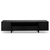 New York Lowline 2.1m Wooden TV Entertainment Unit - Black Oak TV/Entertainment Unit Better B-Core   