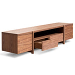 New York Lowline 2.1m Wooden TV Entertainment Unit - Walnut TV/Entertainment Unit Better B-Core   