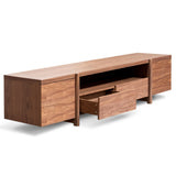 New York Lowline 2.1m Wooden TV Entertainment Unit - Walnut TV/Entertainment Unit Better B-Core   