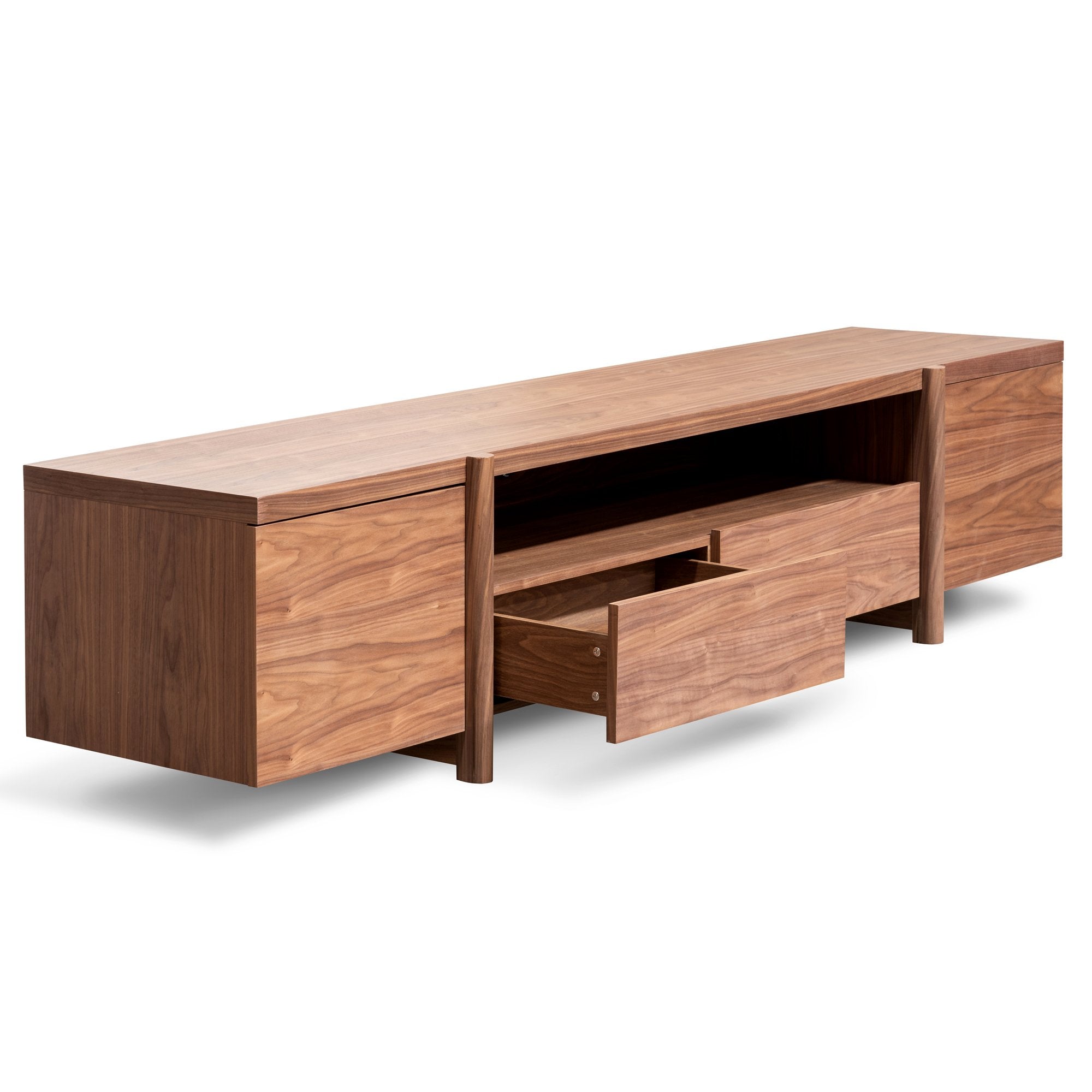 New York Lowline 2.1m Wooden TV Entertainment Unit - Walnut TV/Entertainment Unit Better B-Core   