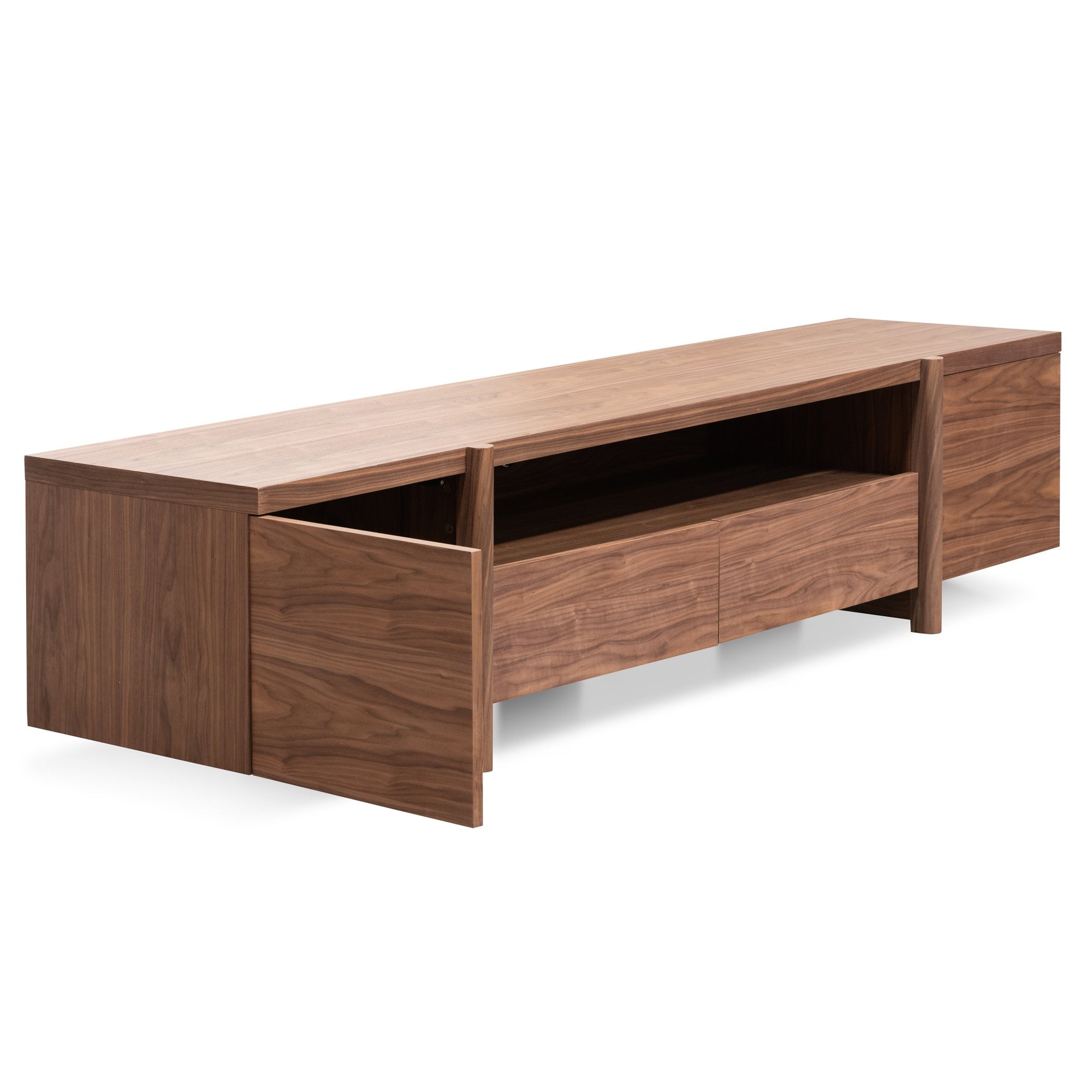New York Lowline 2.1m Wooden TV Entertainment Unit - Walnut TV/Entertainment Unit Better B-Core   