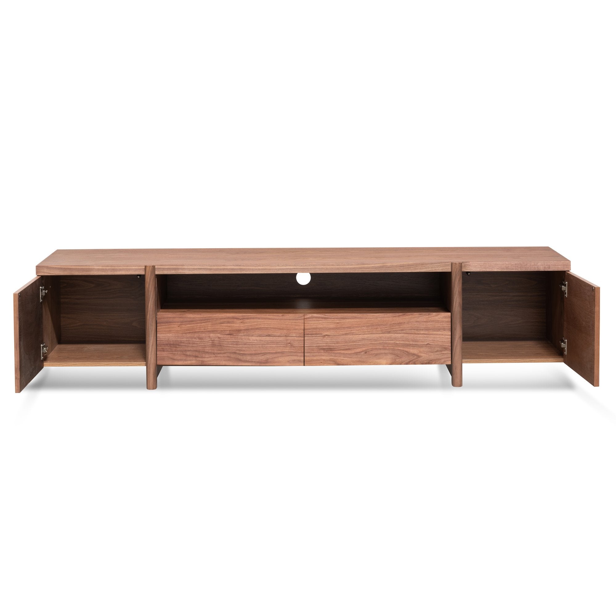 New York Lowline 2.1m Wooden TV Entertainment Unit - Walnut TV/Entertainment Unit Better B-Core   